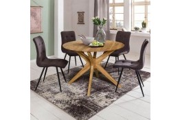 Стол обеденный RAUND 4 массив дуба